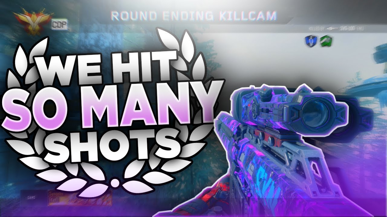 WE HIT SO MANY SHOTS! - BO3 S&D Trickshotting (8 SHOTS)