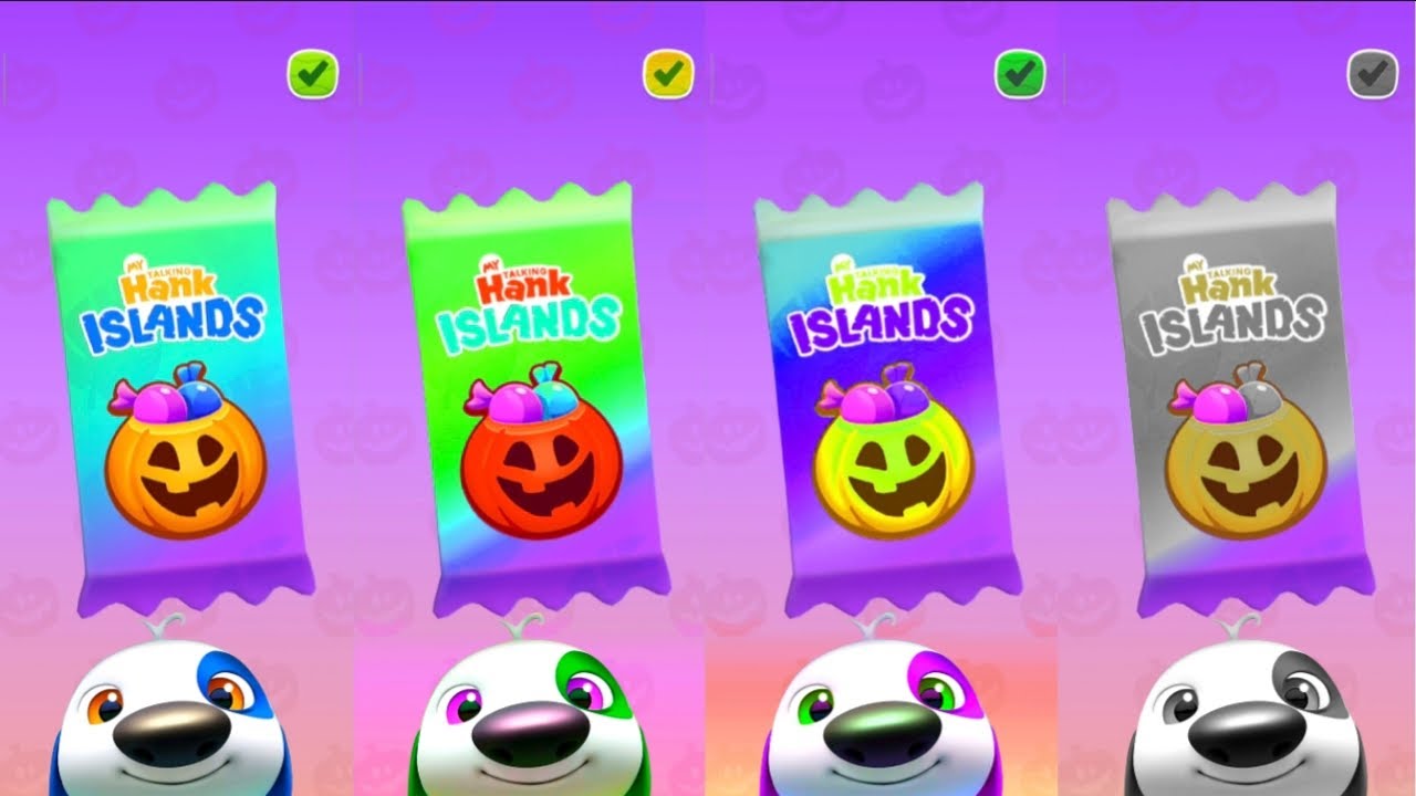 My Talking Hank : Islands - New Update HALLOWEEN - Night Time - Gameplay Walkthrough 4x Screen HD