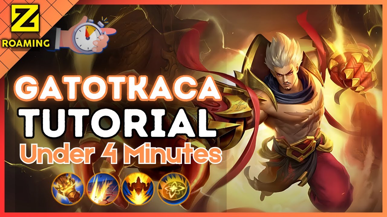 4-Minute Gatotkaca Tutorial in Roam || (MLBB S35) 2025