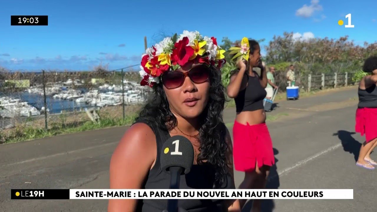 Sainte-Marie fait sa parade du Nouvel An