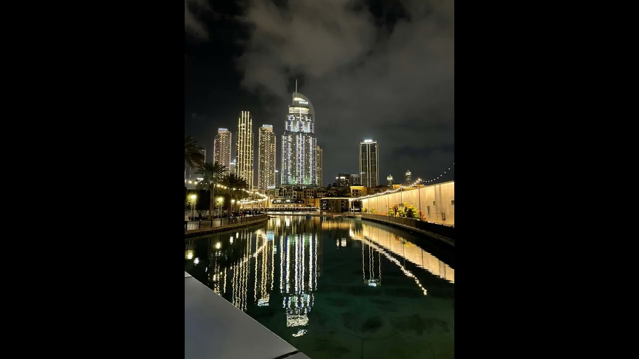 Dubai lasershow fontäne