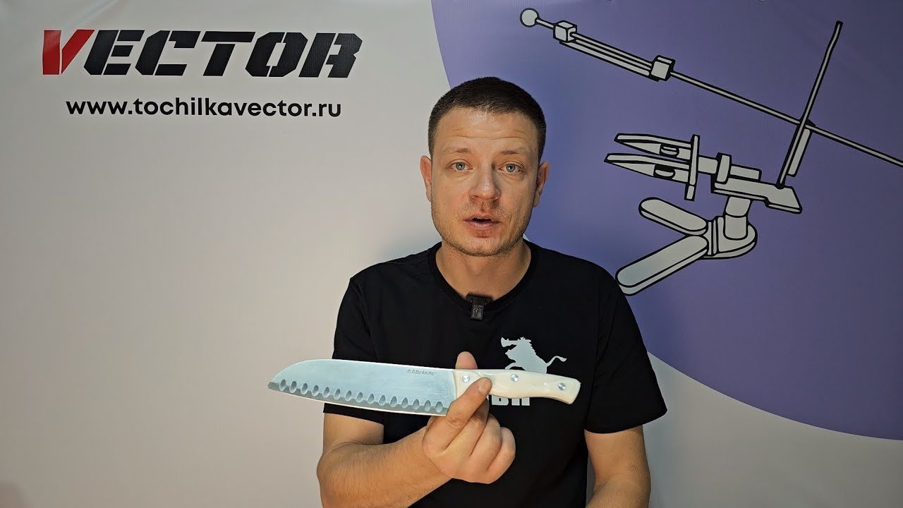 Заточка сантоку, нержавейка, гриталоны ОА, агрессивный рез, борьба с мылом