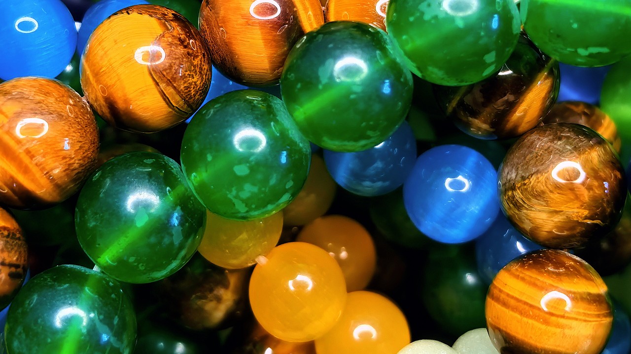Beautiful Beads Show 🌈 Perfect Colors That Relax Your Mind | Colorful Beads Collection ✨ So Satisfy