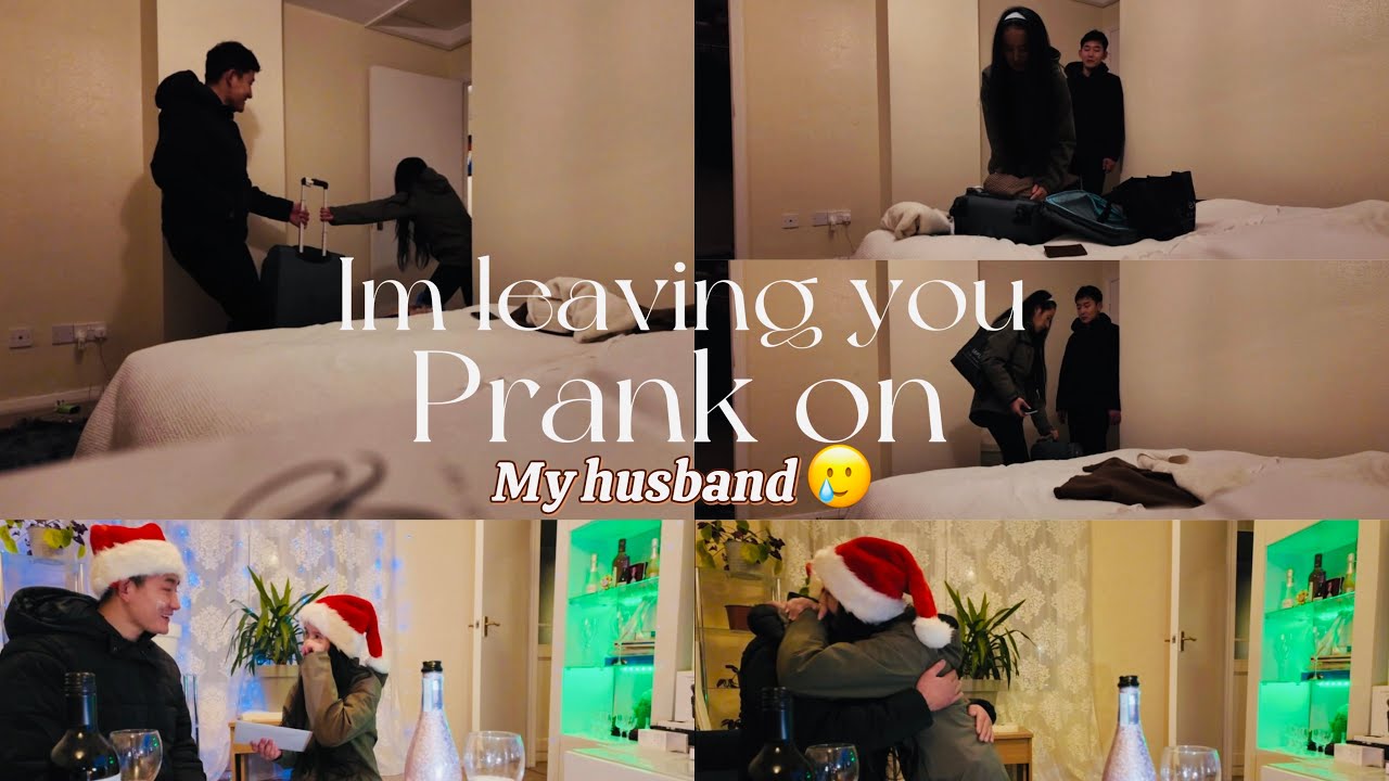 Leaving My Husband on Our Anniversary | Emotional Goodbye prank 😊but he surprised me 🥺