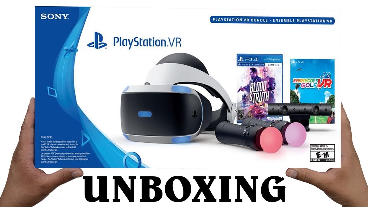 Unboxing PlayStation VR Blood & Truth and Everybody’s Golf VR Bundle