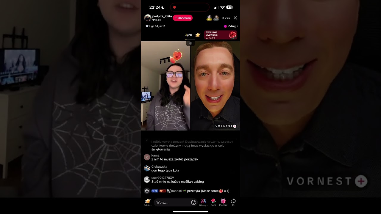 Zbędne tłumaczenie - Live Podpitej Lolity i Vornesta 08.03.2025