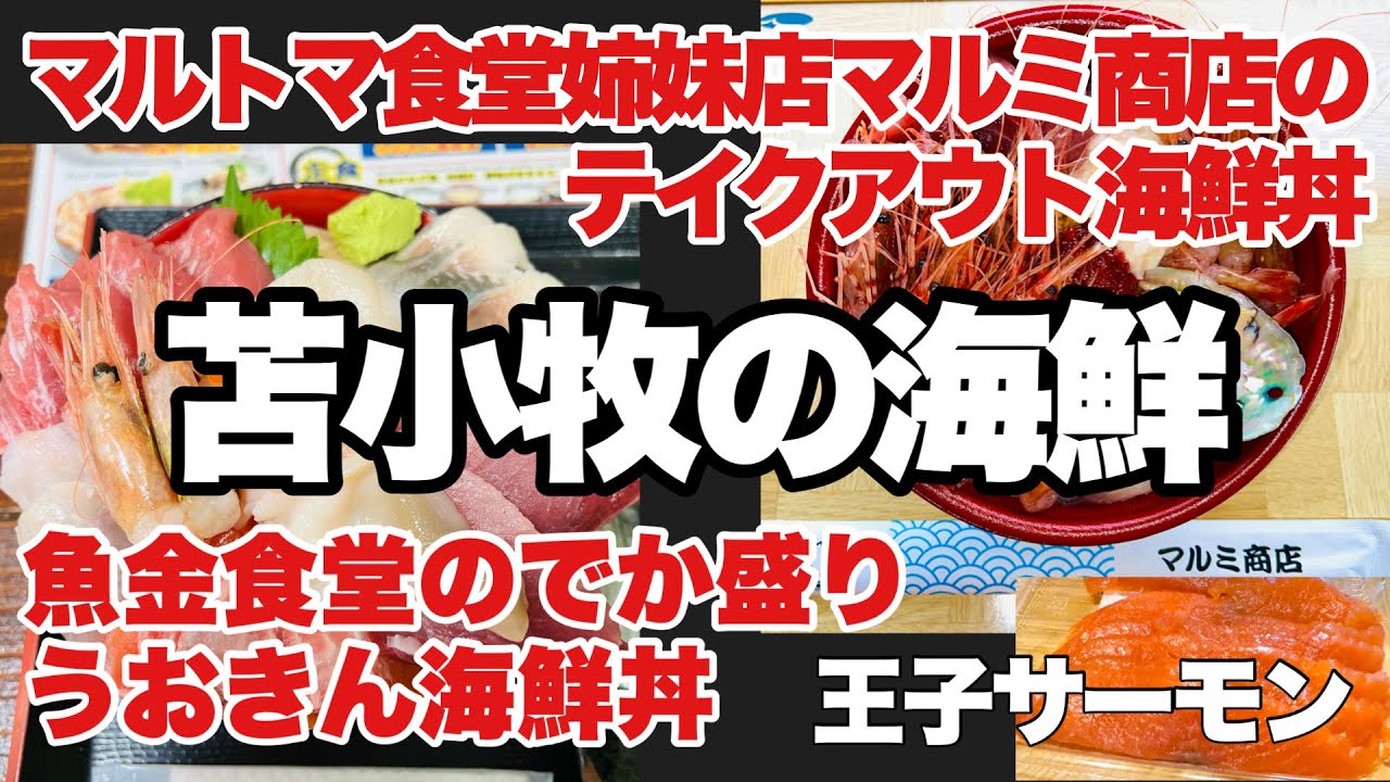 [北海道車中泊] 苫小牧で海鮮ざんまい＆王子サーモン
