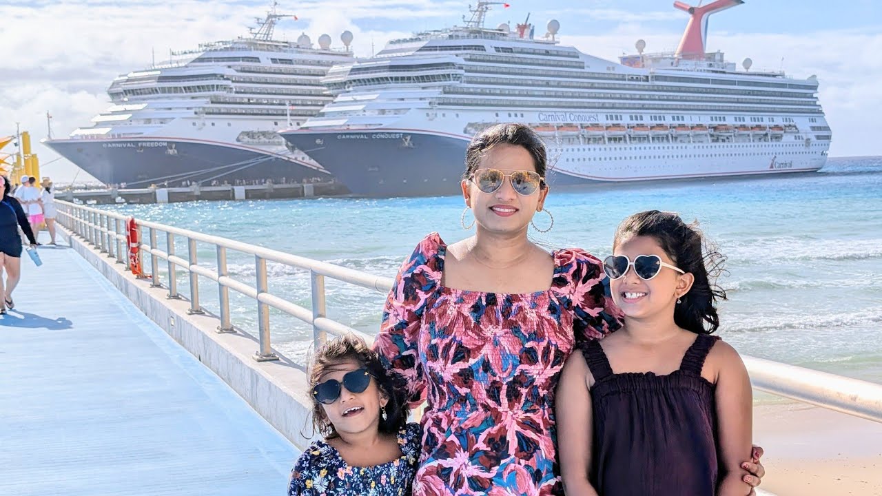 Family cruise vacation that exceeded expectations / எங்கள் முதல் கப்பல் பயண விடுமுறை.