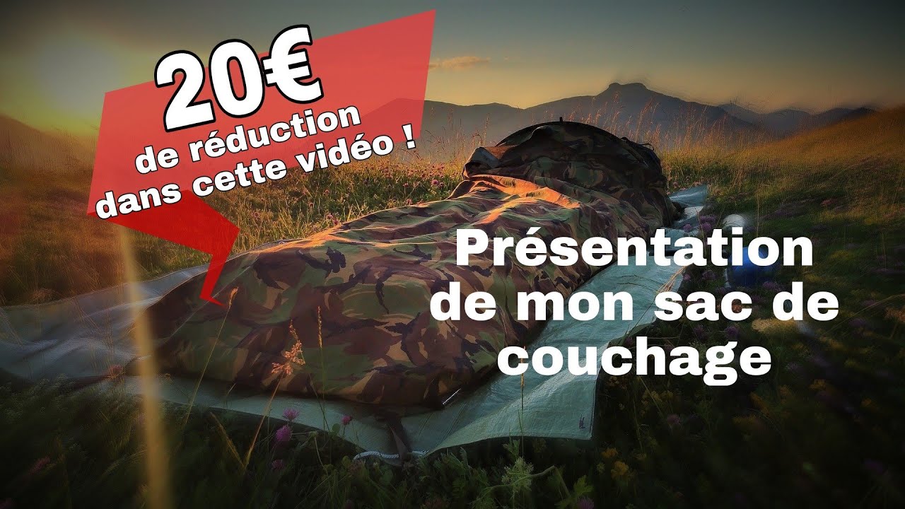Mon SAC de couchage pour mes BIVOUACS en MONTAGNE ! Pr&eacute;sentation du SNUGPAK Elite 3