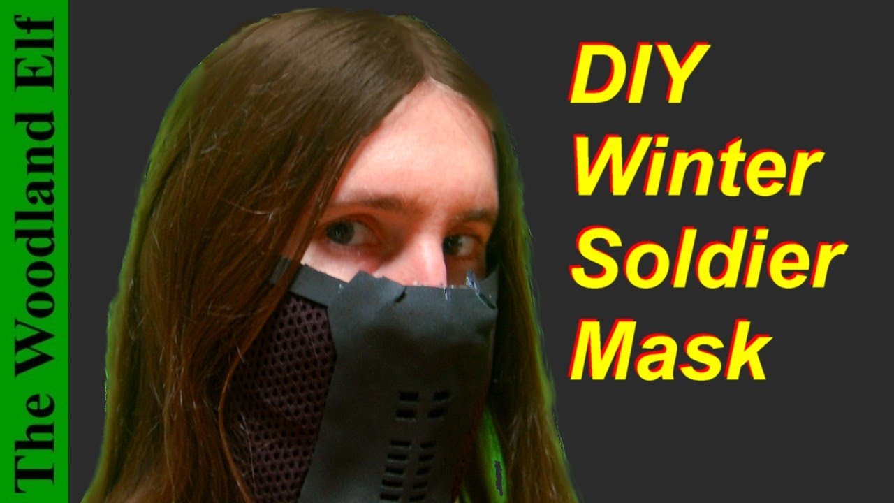 DIY Winter Soldier Costume Mask (upgraded) Cheap and Easy