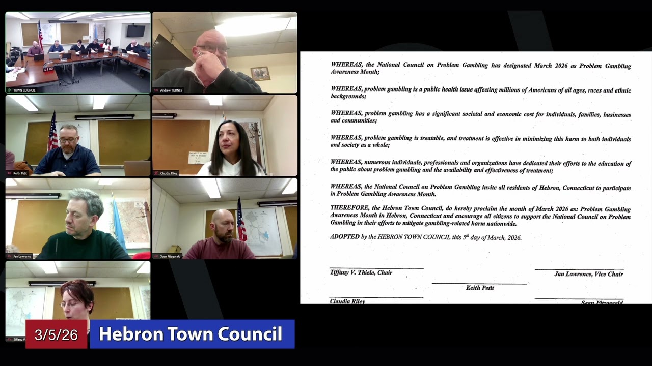 Hebron Town Council - March 5, 2026