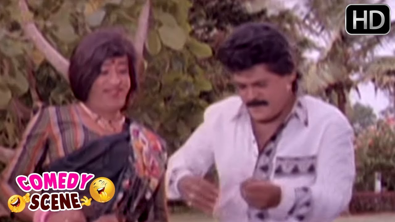 Honnavalli Krishna in Lady Getup | Jaggesh | Ranganna Movie | Kannada Comedy Scenes | SGV Comedy