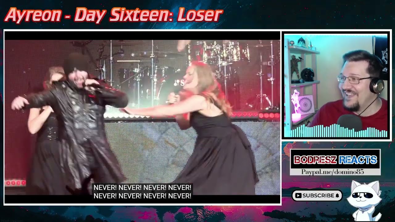 * Michael Mills is super funny * Ayreon - Day Sixteen: Loser [ Universe Live ]