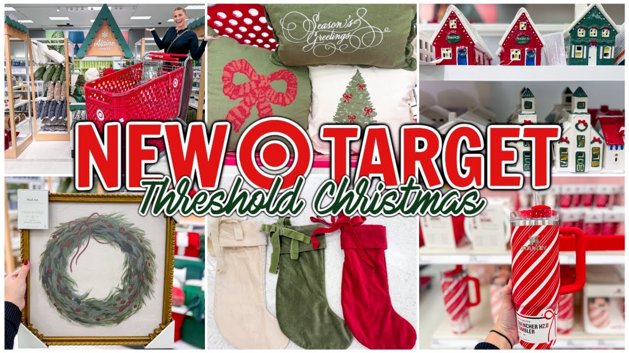 🎯 TARGET CHRISTMAS DECOR IS HERE!!! 🎄 2025 Threshold x Studio McGee HOLIDAY DROP 😍✨