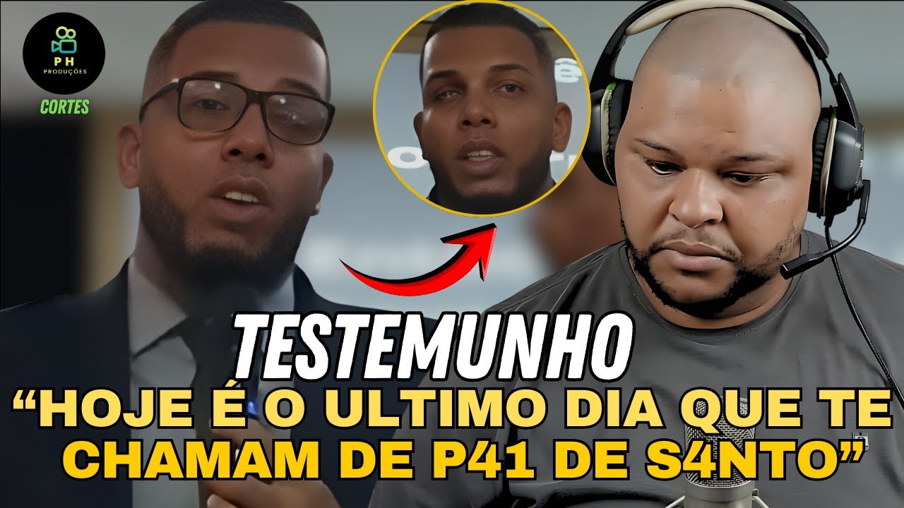 ✅É DE ARREPIAR O TESTEMUNHO DESSE EX PA1 DE S4NTO​😭TESTEMUNHO MUITO FORTE DO PR. RAFAEL HENRIQUE​✔️​