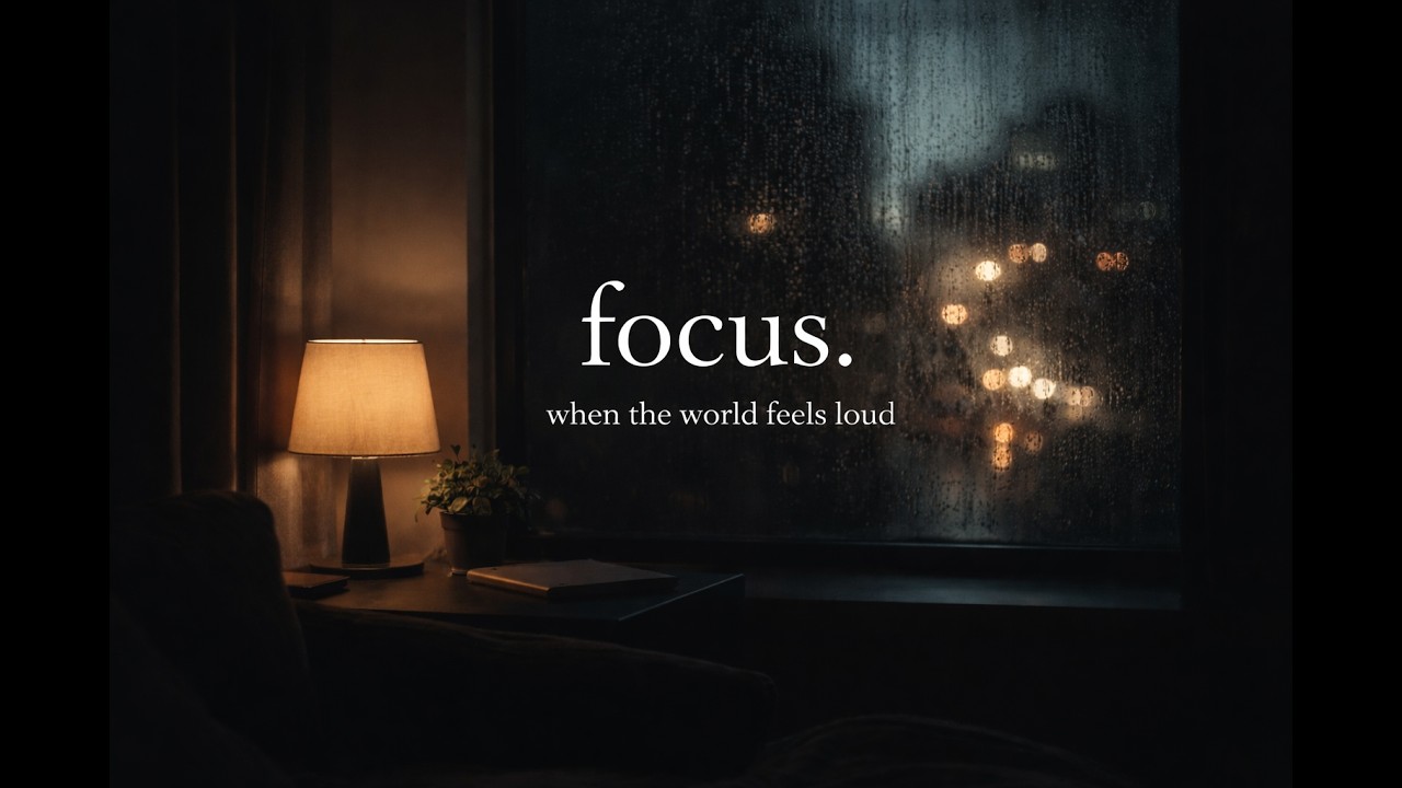 focus when the world feels loud | ambient music for deep concentration
