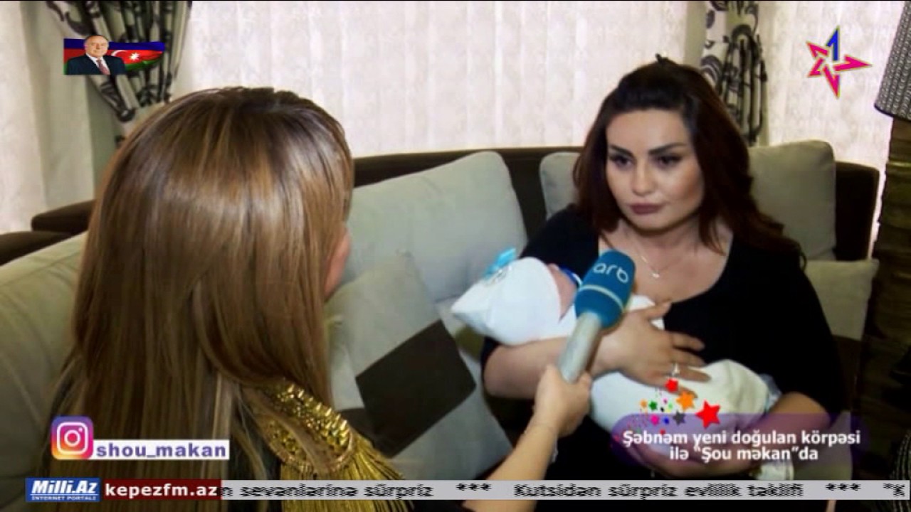 Şou Məkan  - Shebnem yeni doqulan korpesi ile - ARB ULDUZ (07 05 2017)