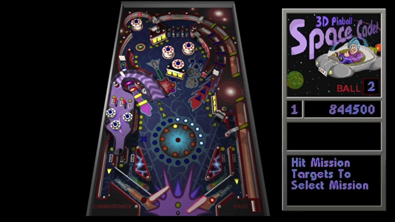 Pinball Space Cadet XP Speedrun 1 Mi score Plus stopping the ball again!