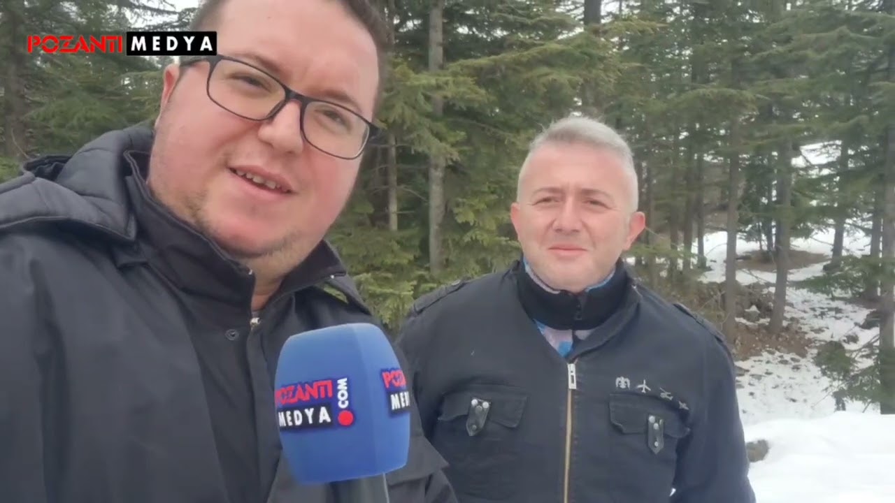 Pozantı Armutoluğu Yaylası'nda Vatandaşların Kar Eğlencesi