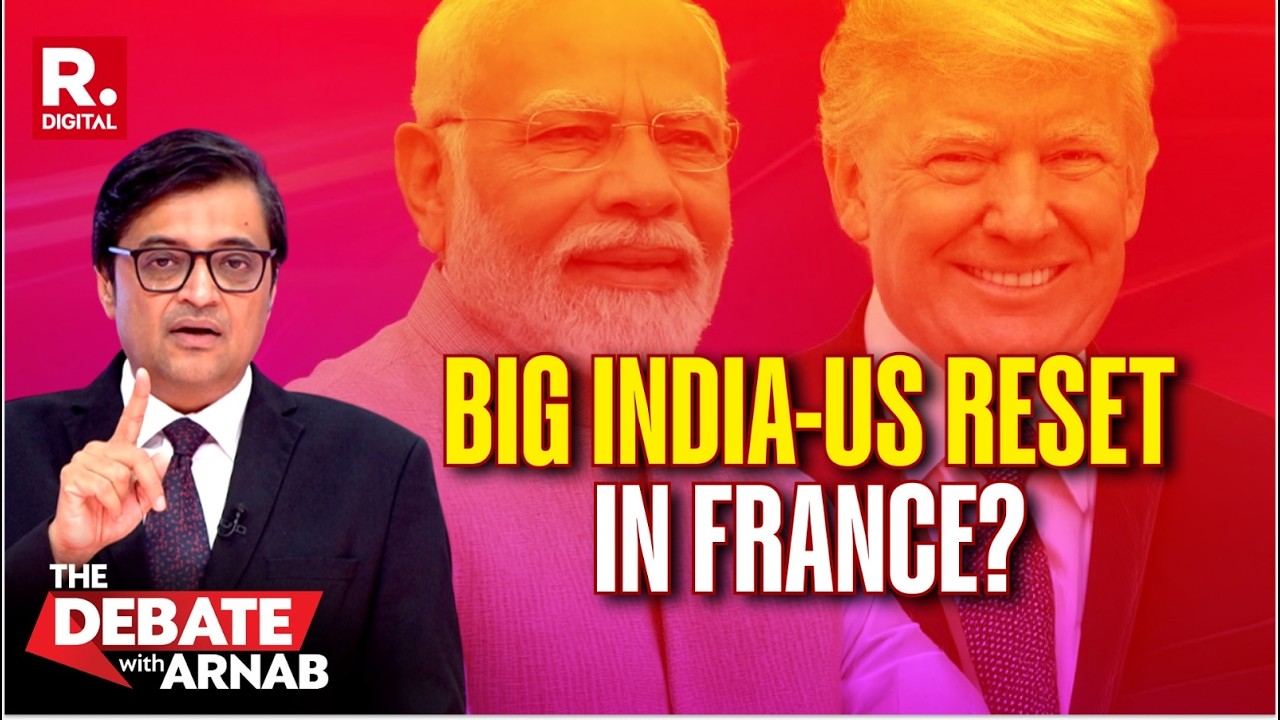 Debate With Arnab: Will Modi-Trump Mega Bilateral Reset India-US Ties?