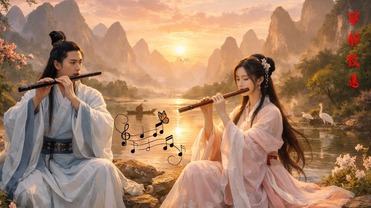 Ancient Chinese Melody | Bamboo Flutes, Erhu & Guzheng for Relax, Calm & Stress Relief🍃
