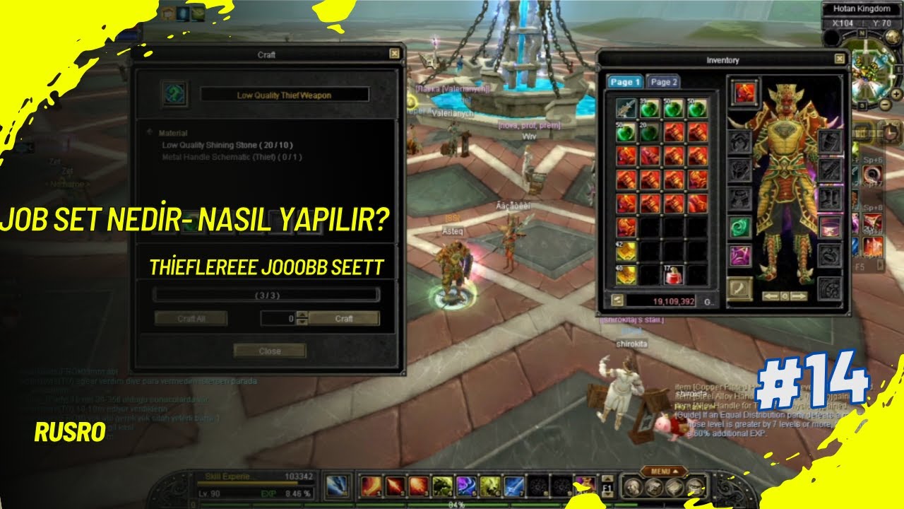 Thief Job Set Nasl Yapılır? Buyruuunnn.... [ Silkroad Online ]