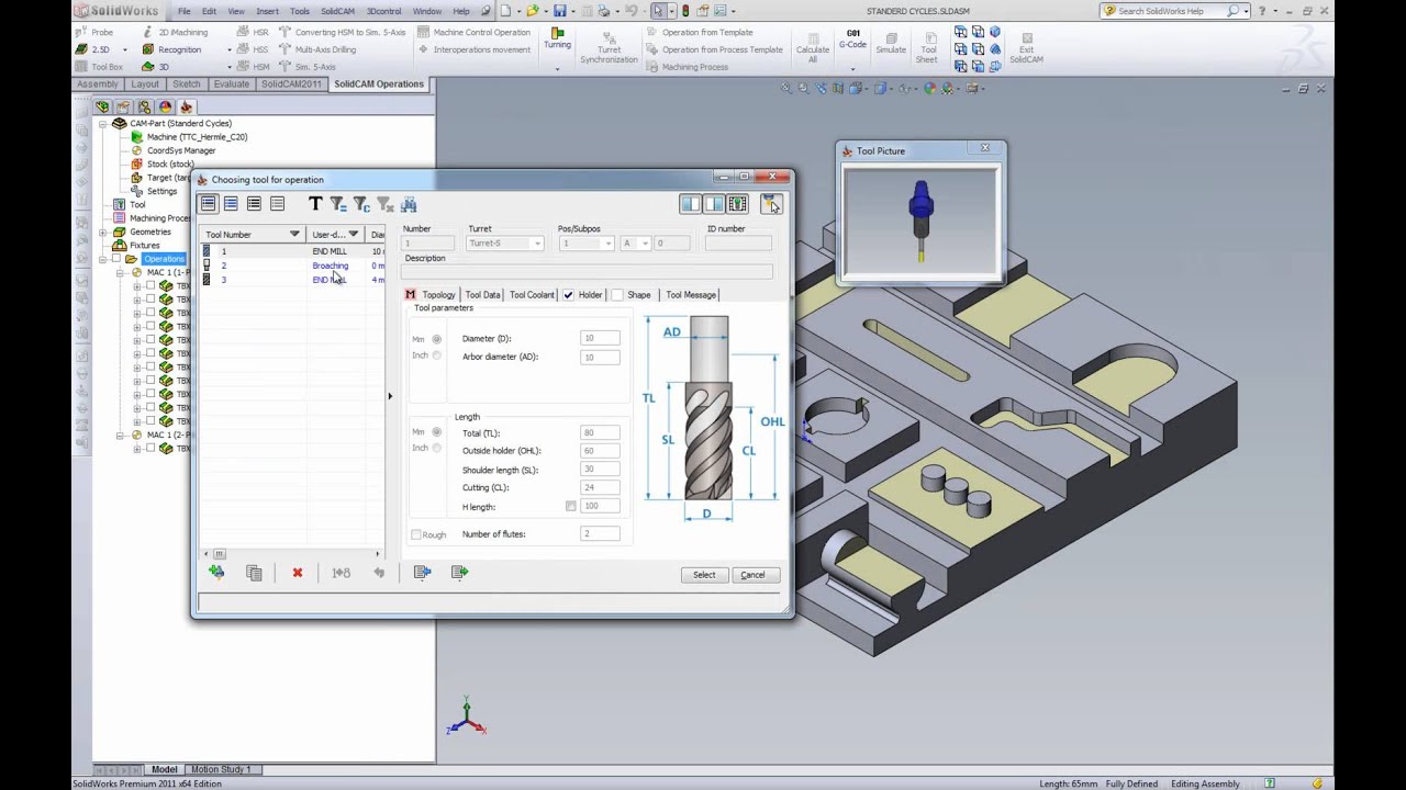 SolidCAM Toolbox Część 1