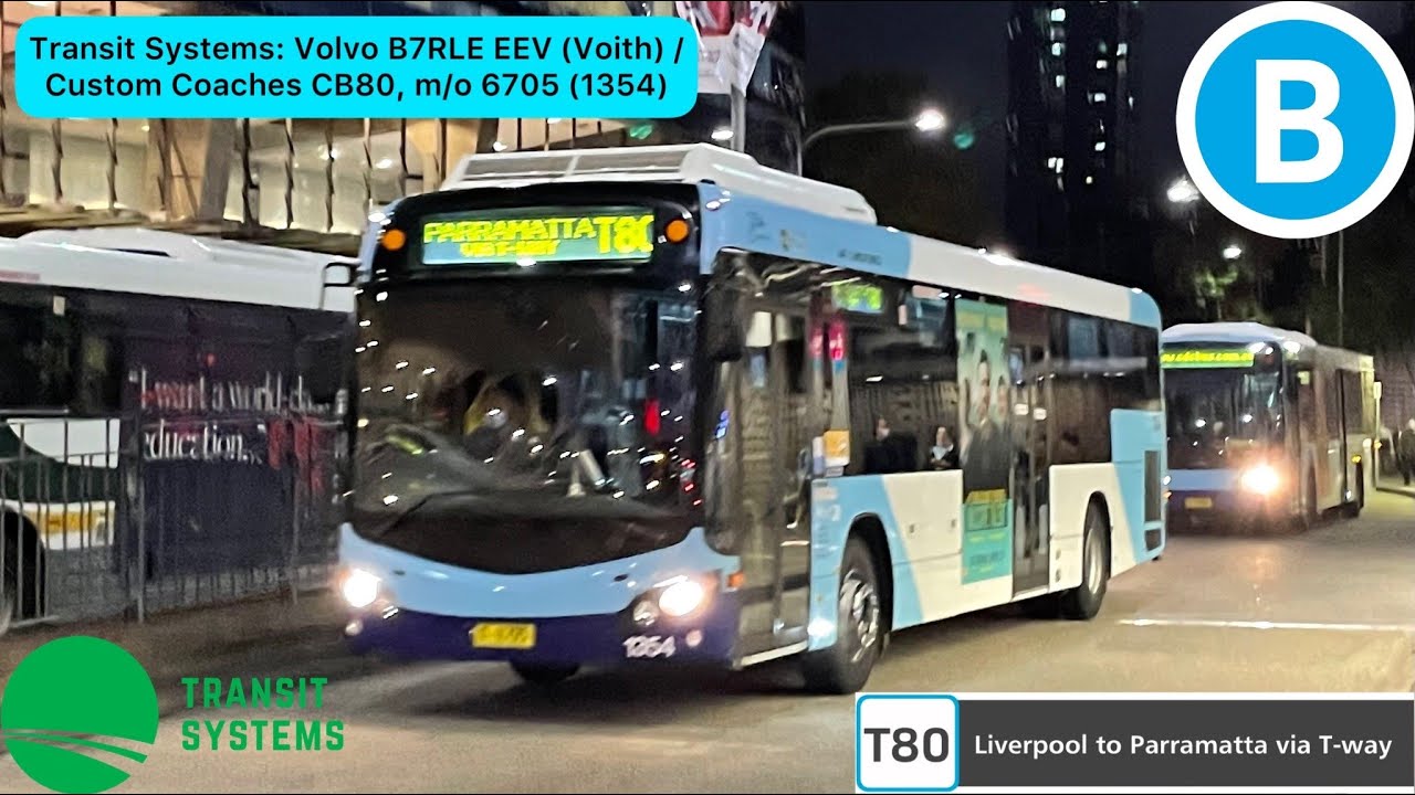 [300th SUB SPECIAL!] Transit Systems: Volvo B7RLE EEV (Voith) / Custom Coaches CB80, m/o 6705 (1354)