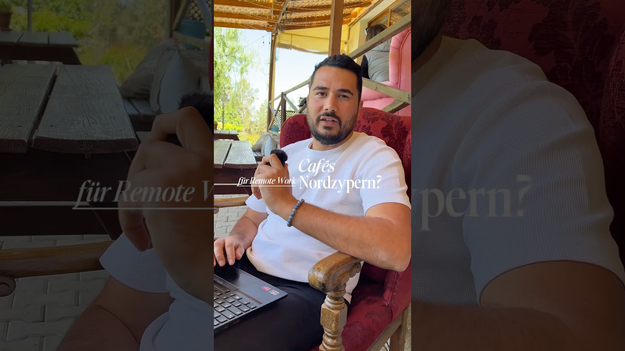 Remote Work Caf&eacute; in Bellapais (Happy Caf&eacute;)☕💻 Arbeiten mit Ausblick #nordzypern #zypern #auswandern