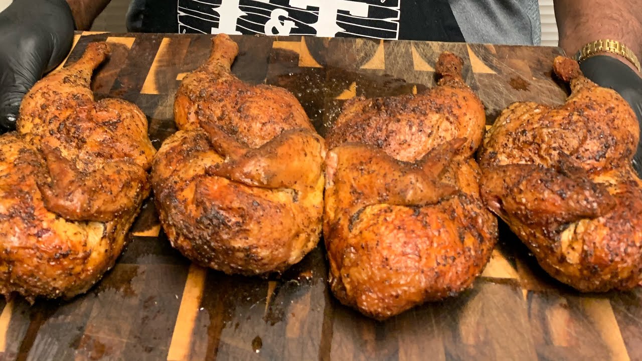 How to cook chicken on a pellet grill ( Cuisinart Woodcreek 4-in-1 Pellet Grill )