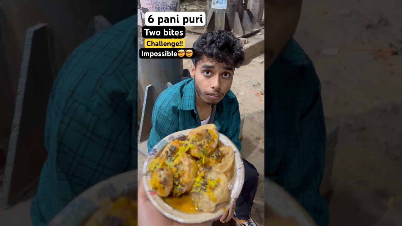 6 Puchkas In 2 Bites?! 😳🔥 The Craziest Challenge Ever