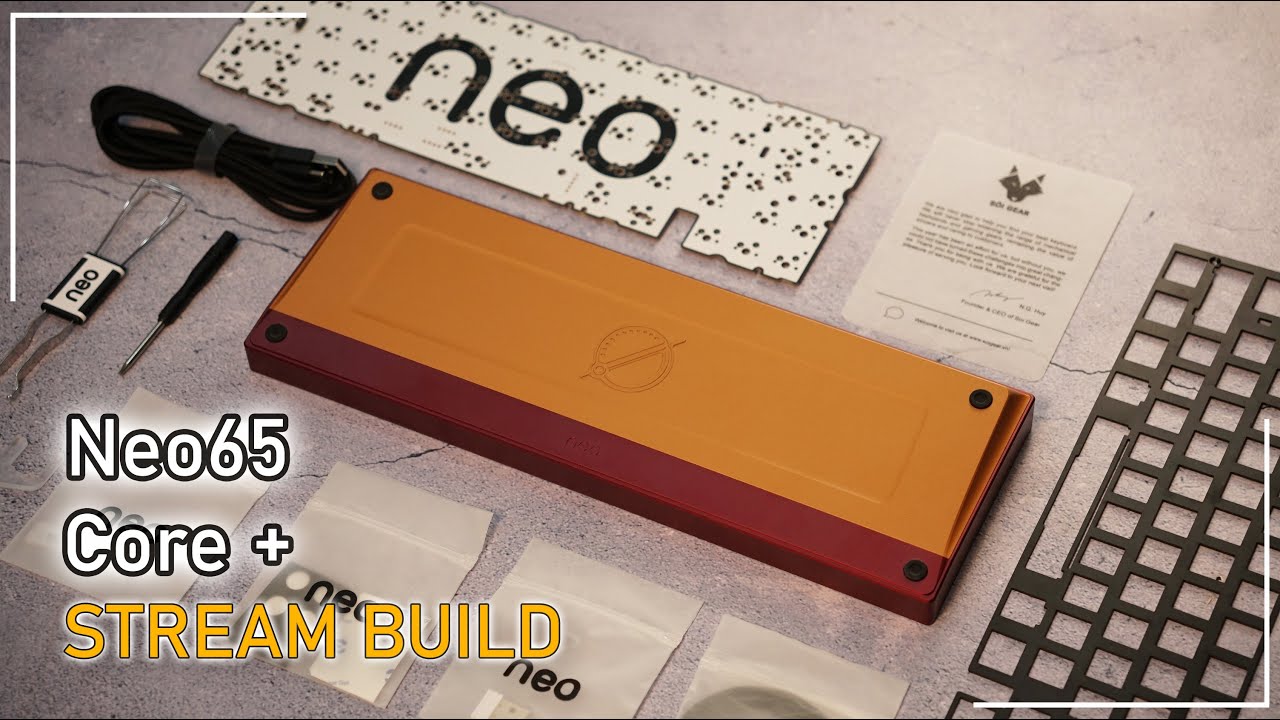 Neo65 Core Plus - Stream Build - 🔴 Live-Stream