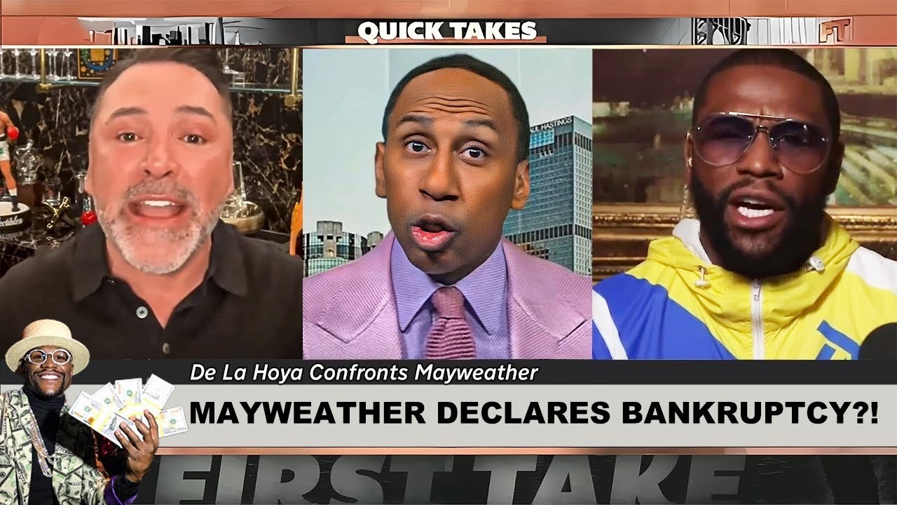 “YOU’RE A FRAUD!” Oscar De La Hoya EXPLODES on Floyd Mayweather Jr. with Stephen A. Smith
