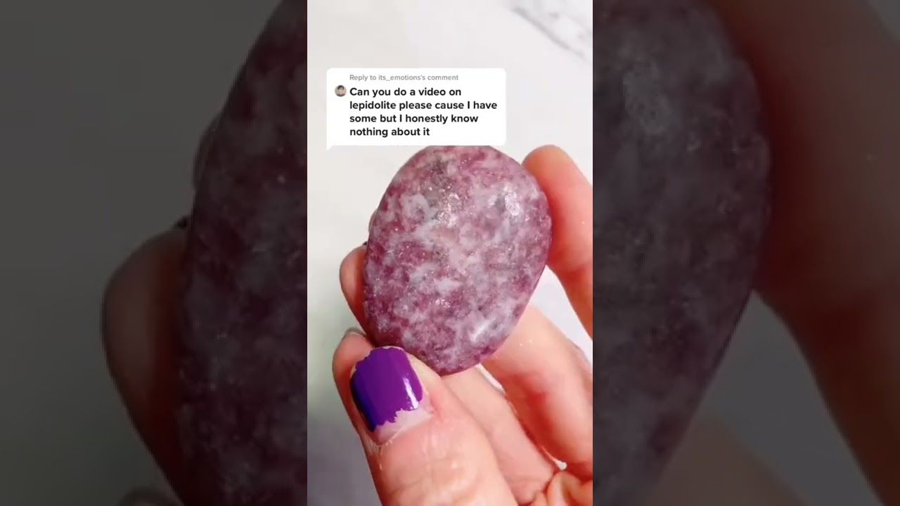 What is Lepidolite  #lepidolite #anxiety #tabletop #crystals101 #learnsomethingnew #spiritual #gems