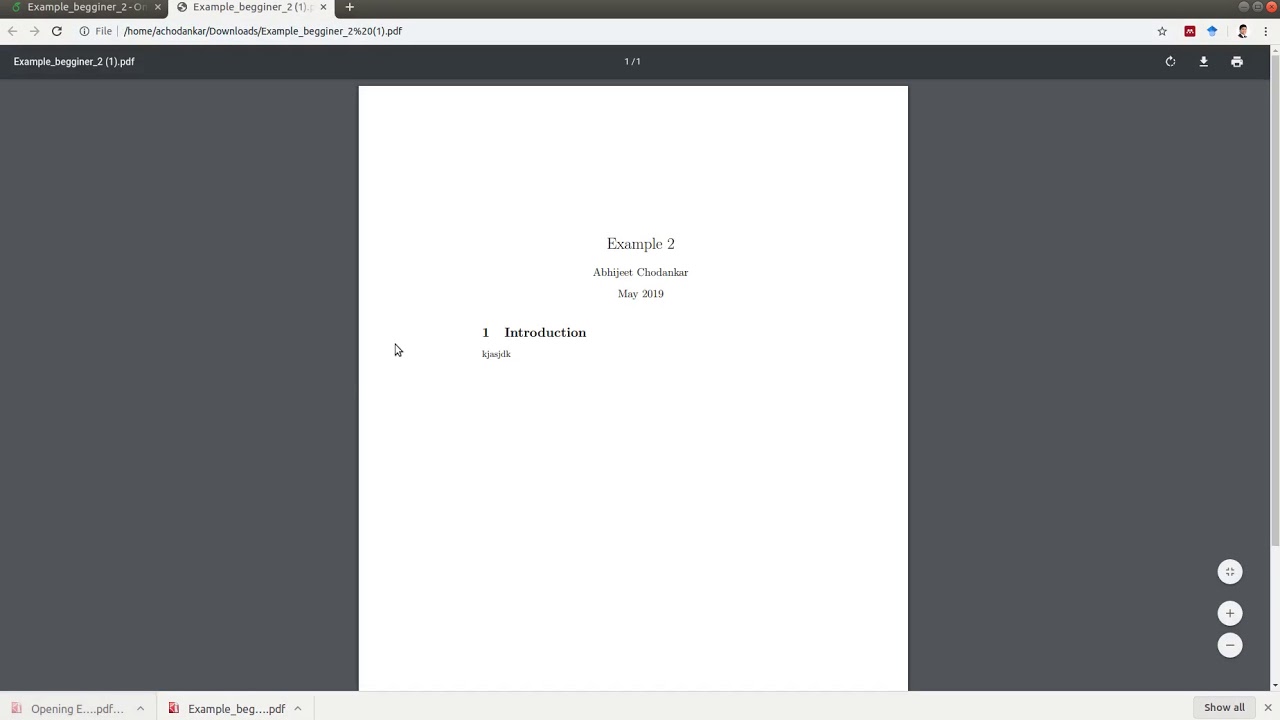 Introduction to LaTeX Tutorial: Overleaf LaTeX Online Editor