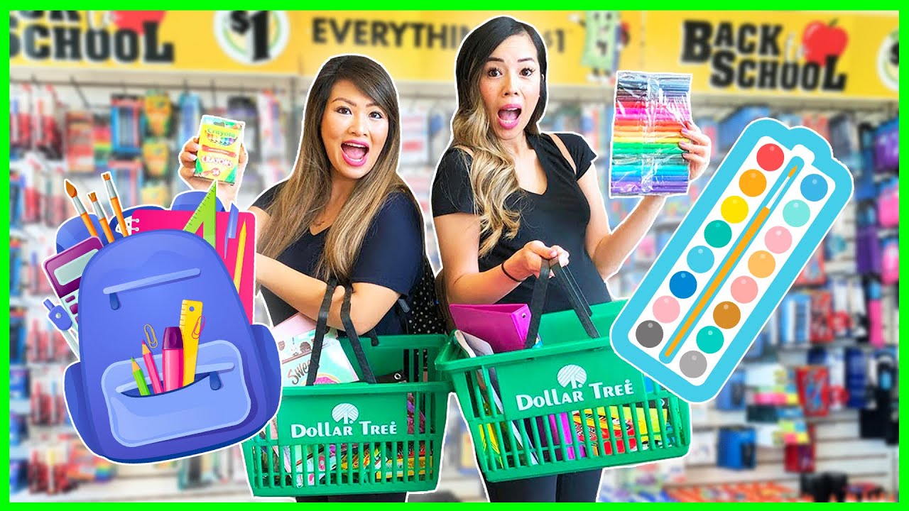 Back To School Supplies Challenge Shopping Race Princess Squad