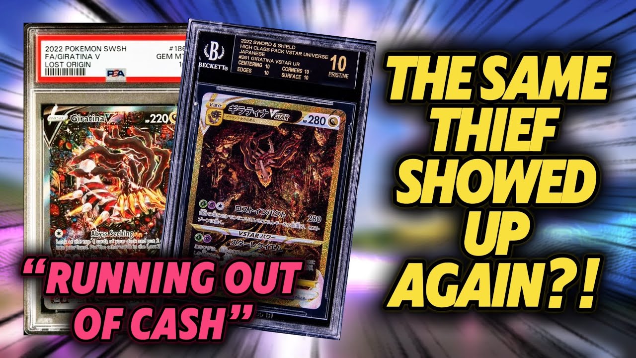 THE SAME POKEMON THIEF SHOWS UP TO THE CARD SHOW AGAIN?! Pokemon Vendor POV