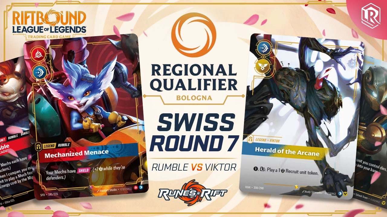 Riftbound Regional Bologna - Rumble vs Viktor - Round 7 | Spiritforged