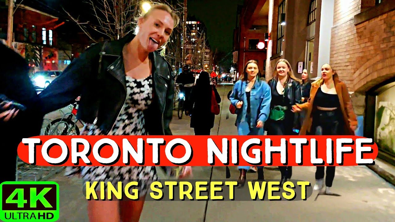 【4K】THIS IS WHAT TORONTO NIGHTLIFE STREET LOOKS LIKE FRIDAY NIGHT | DOWNTOWN TORONTO WALK
