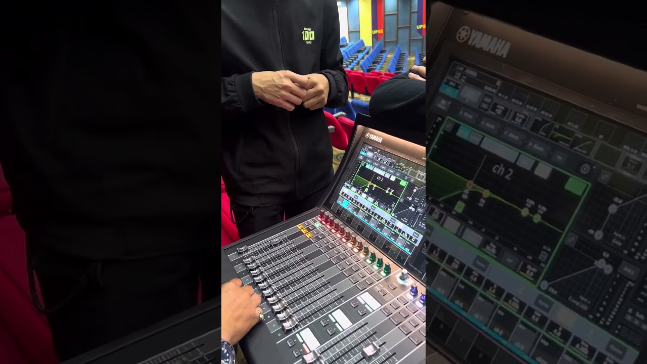 Send To Monitor Yamaha Digital Mixing Console DM7 Compact