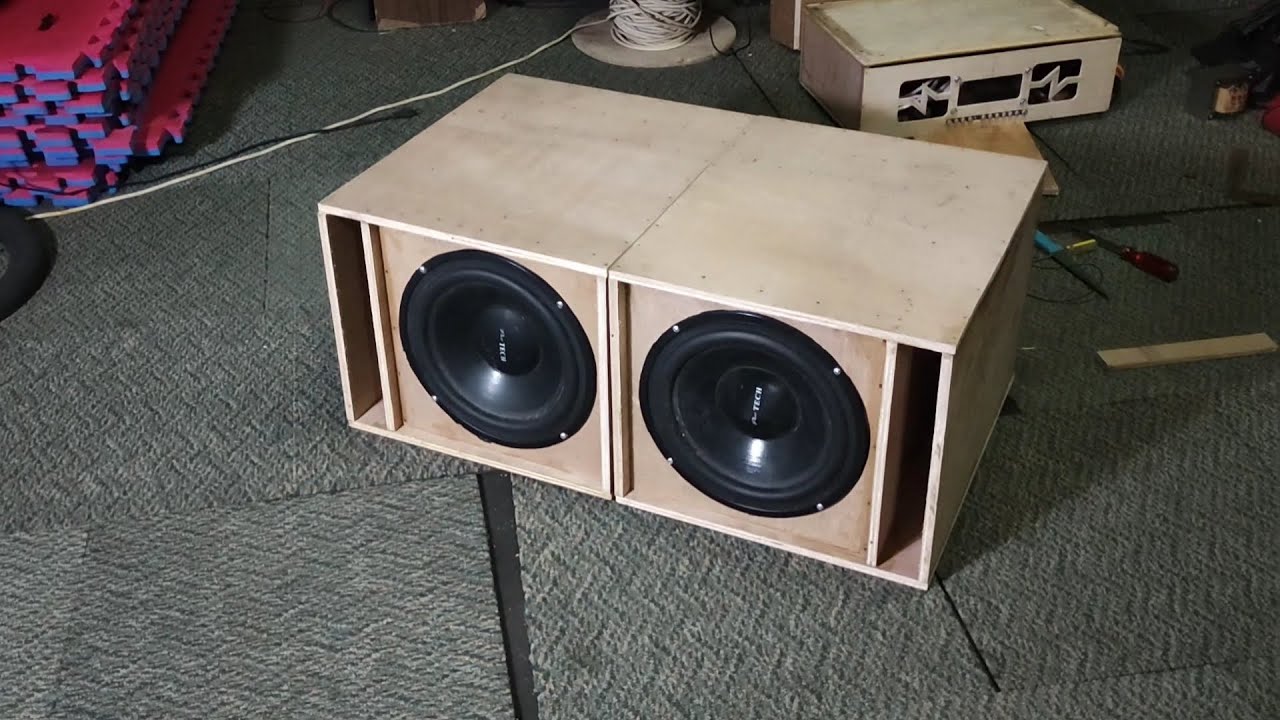 TUTORIAL MEMBUAT BOX SUBWOOFER MINISCOOP 10 INCH