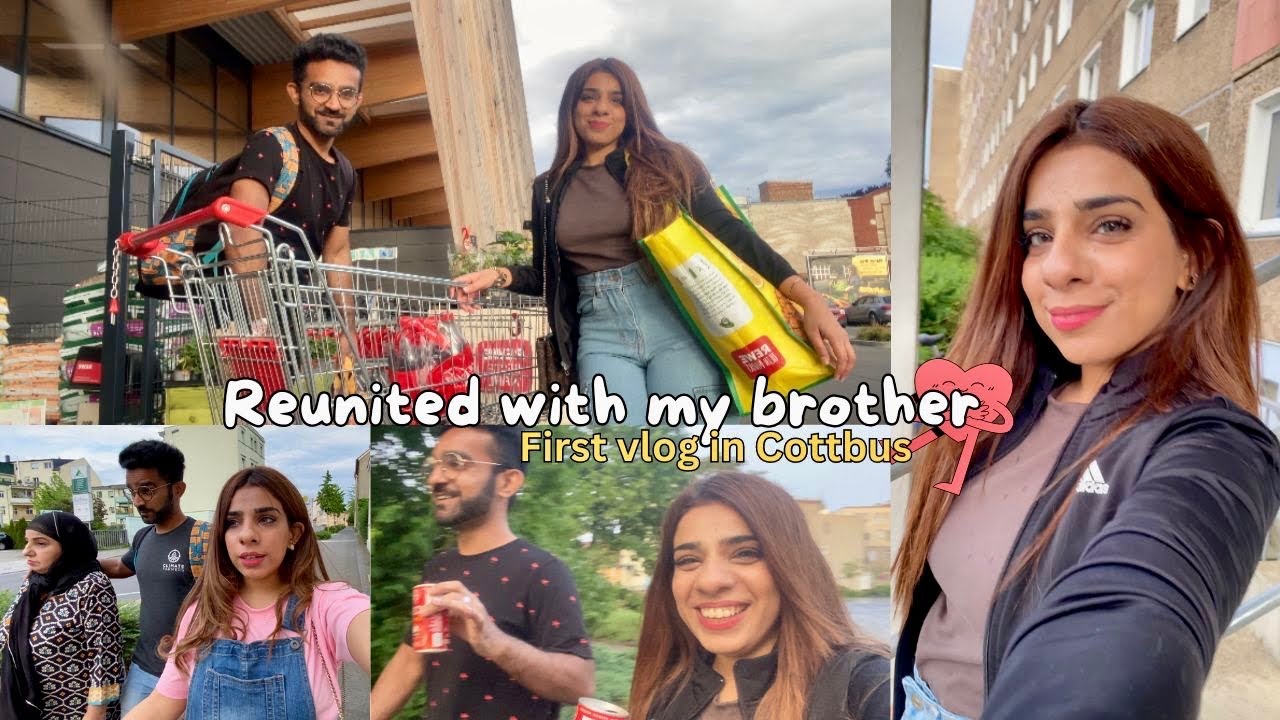 FIRST VLOG IN COTTBUS GERMANY 🇩🇪 | a day out with bhai, itna koi haseen mausam | yusravlogs