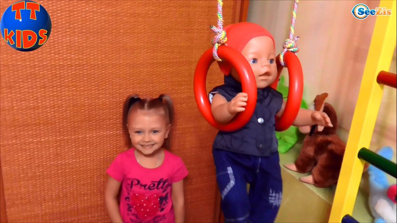 ✔ Кукла Беби Борн и Ярослава – время развлечений и игр с малышом. / Baby Born with Yaroslava ✔