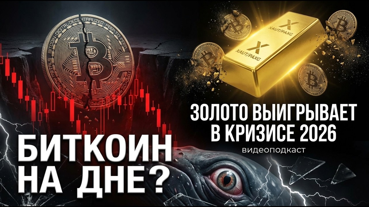 SHARPE RATIO БИТКОИНА ХУЖЕ, ЧЕМ В 2018 И 2022!! ЗОЛОТО В ТОКЕНАХ СПАСАЕТ? ВИДЕОПОДКАСТ