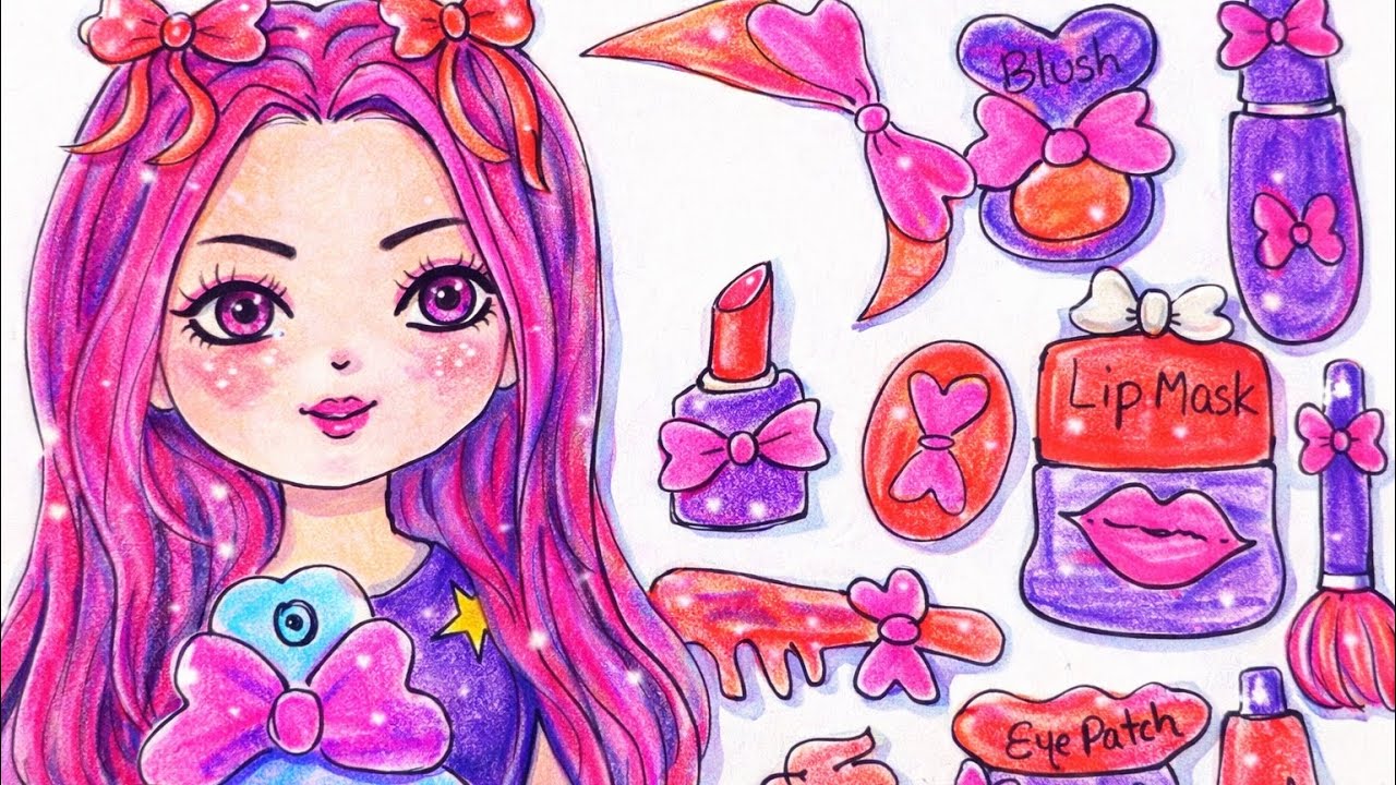 🎀Paper Diy 🎀 Devil  to Miraculous Mira makeover  / No music , paper play 