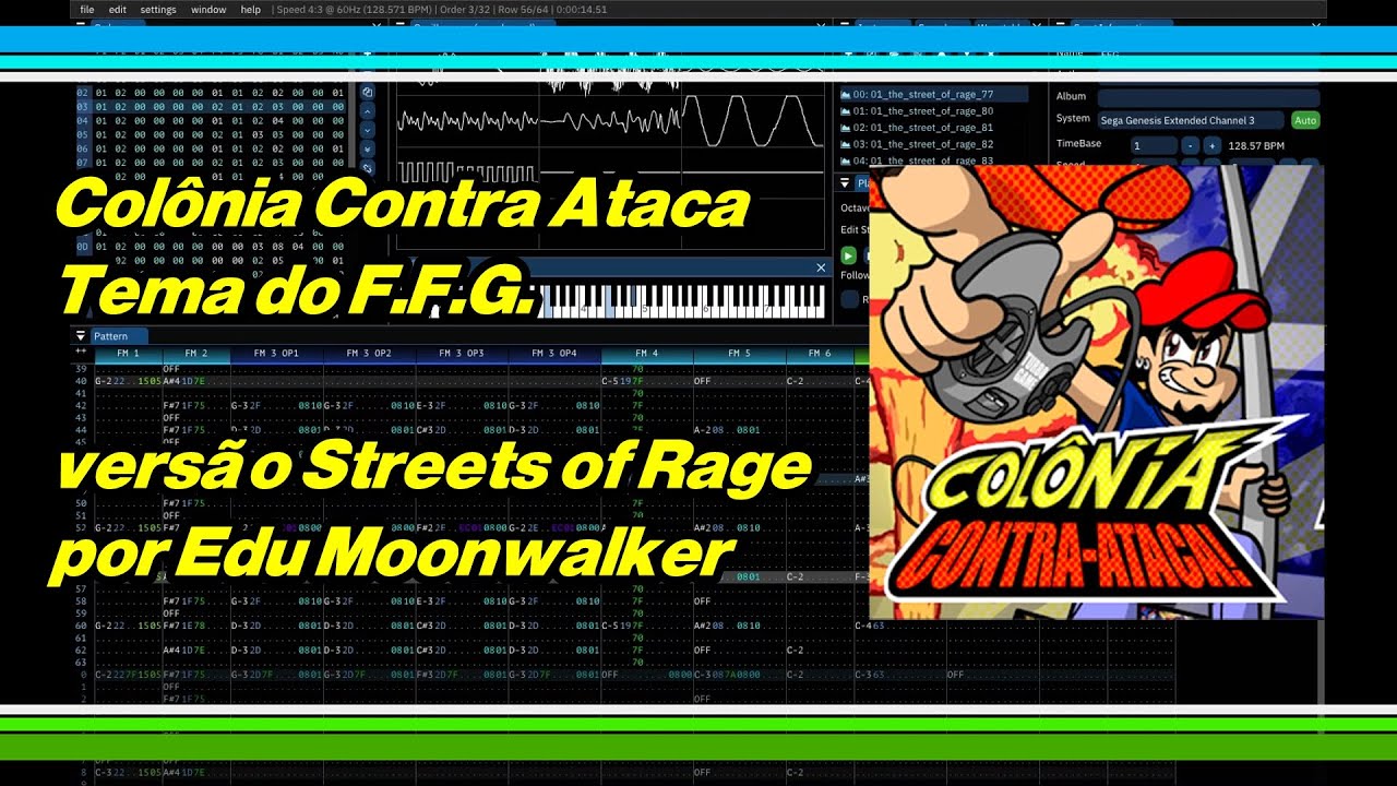 Colônia Contra Ataca - Tema do F.F.G. (SEGA Mega Drive/Genesis remix)