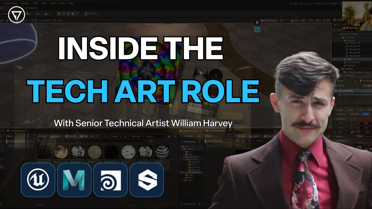 Becoming a Technical Artist for Games | Live with William Harvey