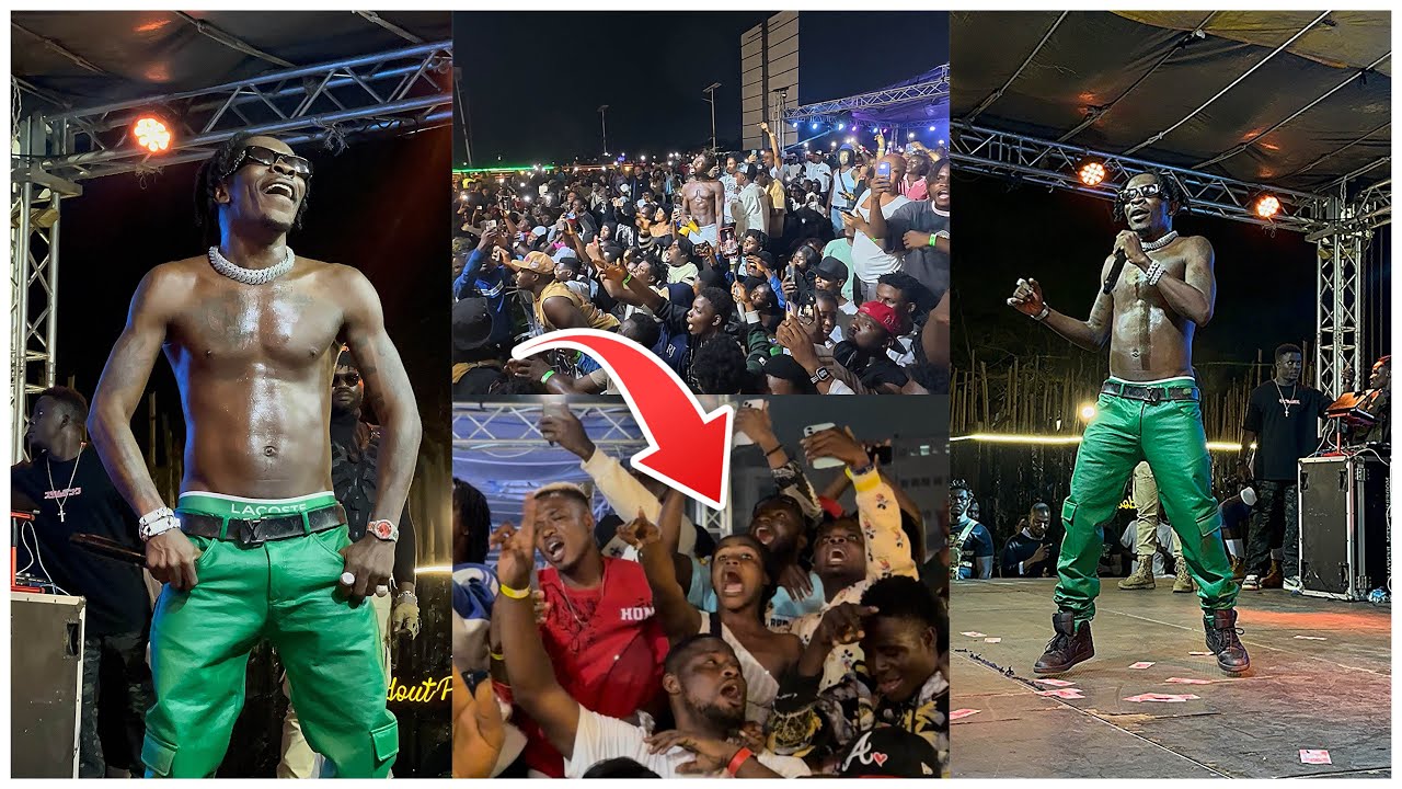 Shatta Wale First Ever Energetic 🔥Performance + Massive Crowd at Osu Hydout Pud after EOCO Release