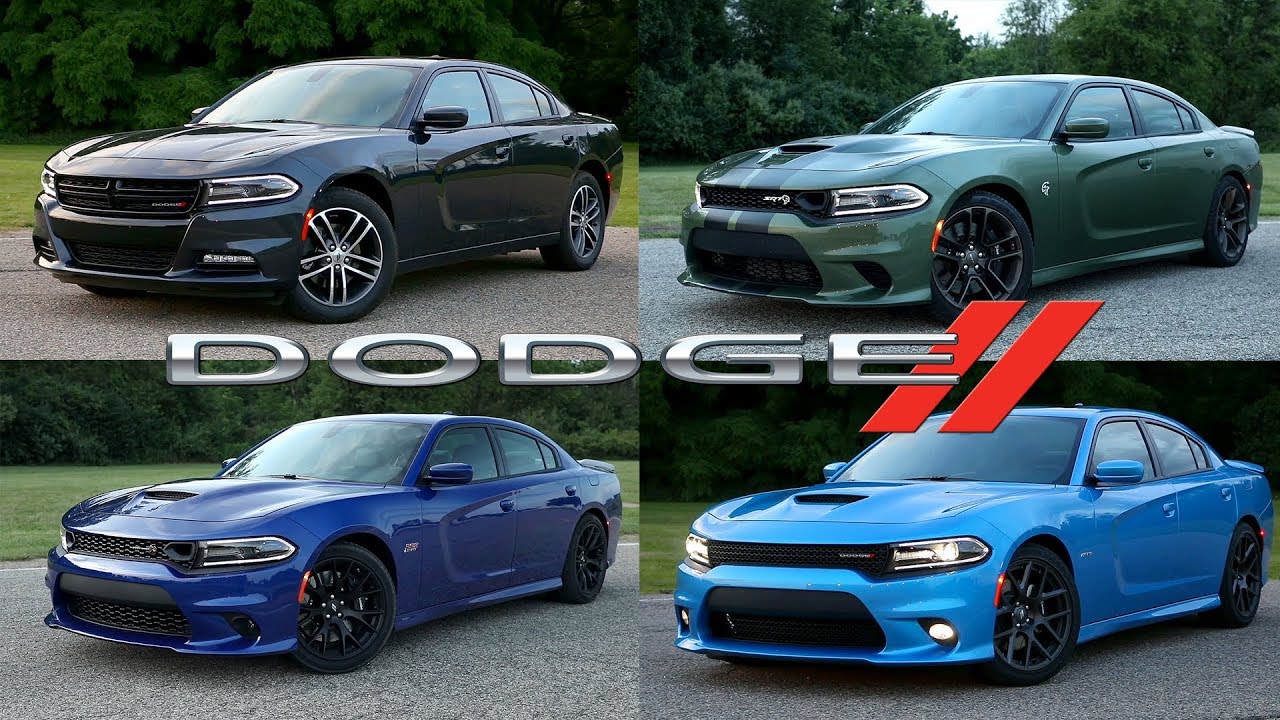 2019 Dodge Charger Lineup: R/T | R/T Scat Pack | SRT Hellcat | GT | SXT