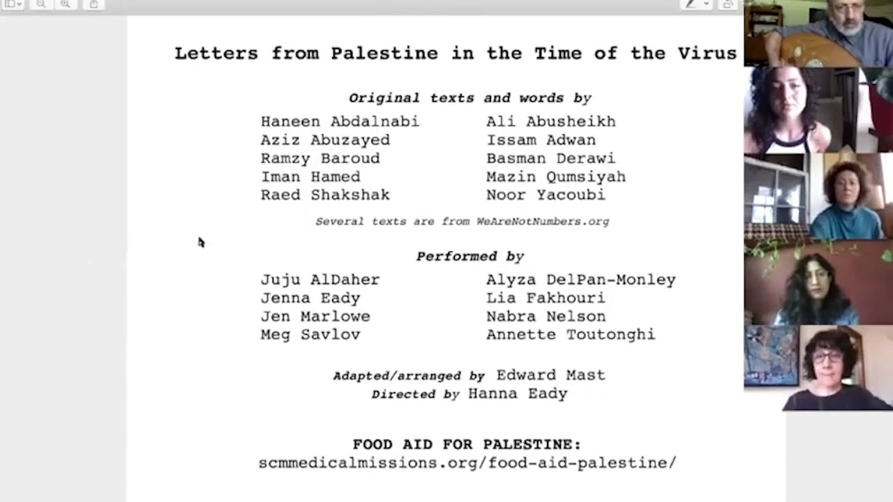 18: Letters from Palestine & Loved Ones with 24 Hours for Palestine on Sunday 21 July 2024